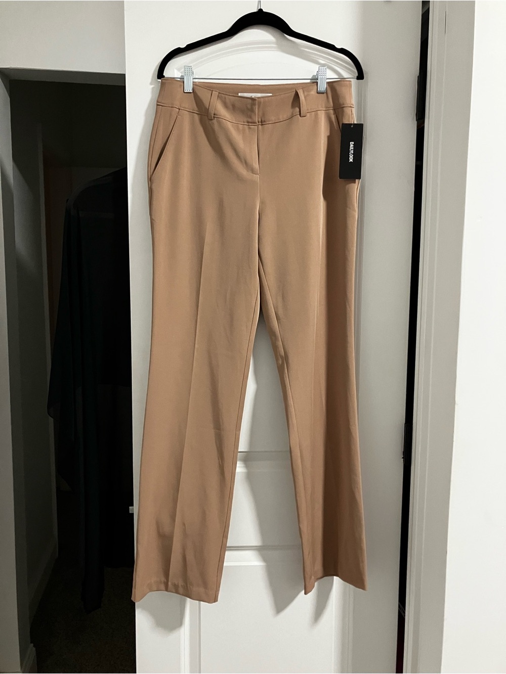 Dazz Straight Leg Khaki Pants from DailyLook in Camel, Size Large, New with Tags